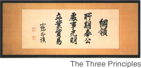 mitsubishi three principle